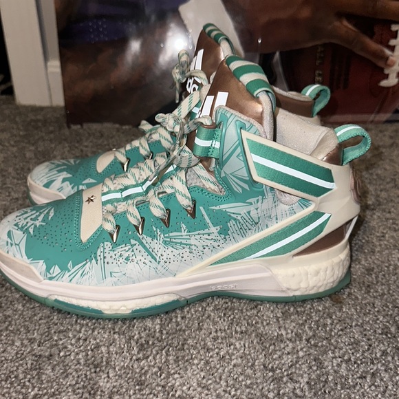 Adidas DRose 6 Christmas Mens Size 7.5 - Picture 3 of 5